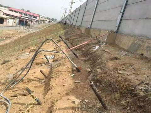 习水基础下沉注浆加固